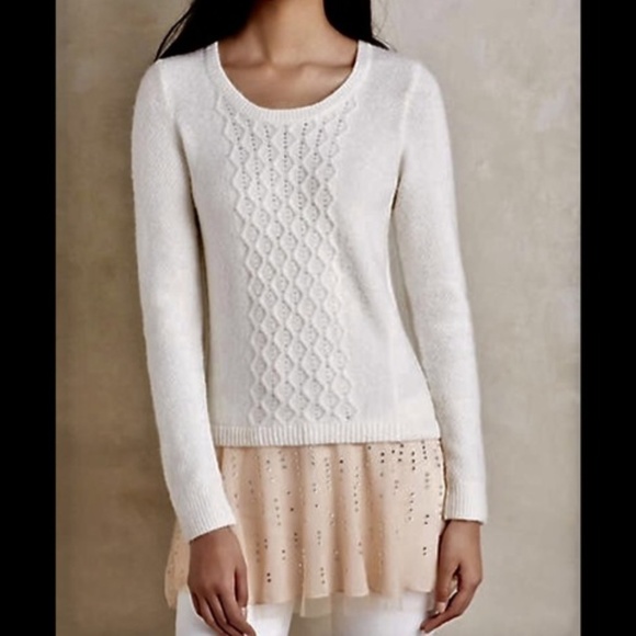 Anthropologie Sweaters - ANTHROPOLOGIE Knitted and Knotted Sweater Tunic
